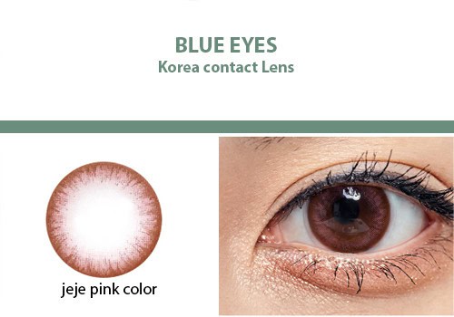 Jeje pink color blue eyes
